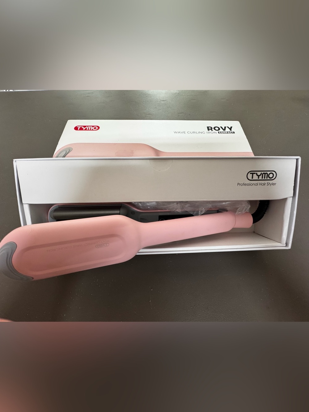 Pink Wave Curling Iron - Travel-Friendly Hair Styler